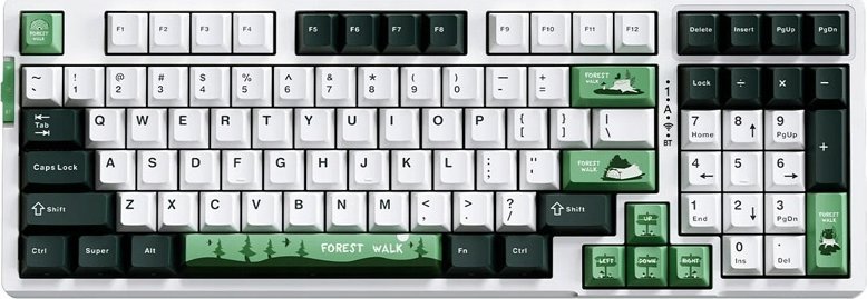 Klawiatura Endgame Gear VGN V98 Pro Gaming Tastatur, Blueberry Ice Cream - Forest (US)