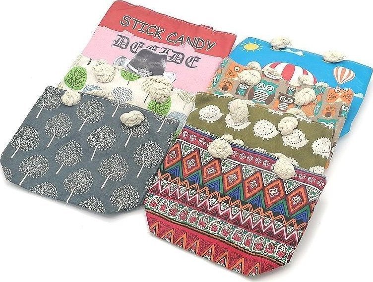 Torebka plażowa 28x19,5x8,5cm MIX