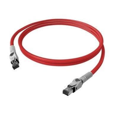 Kabel krosowy EasyLan VarioBoot Cat.6A, S/FTP, czerwony, 2 m