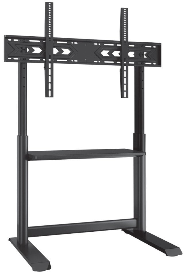 Techly Stojak Podłogowy TV 60”-86” Techly Statyw Podstawa pod Telewizor z Półką AV (ICA-TR130BK)