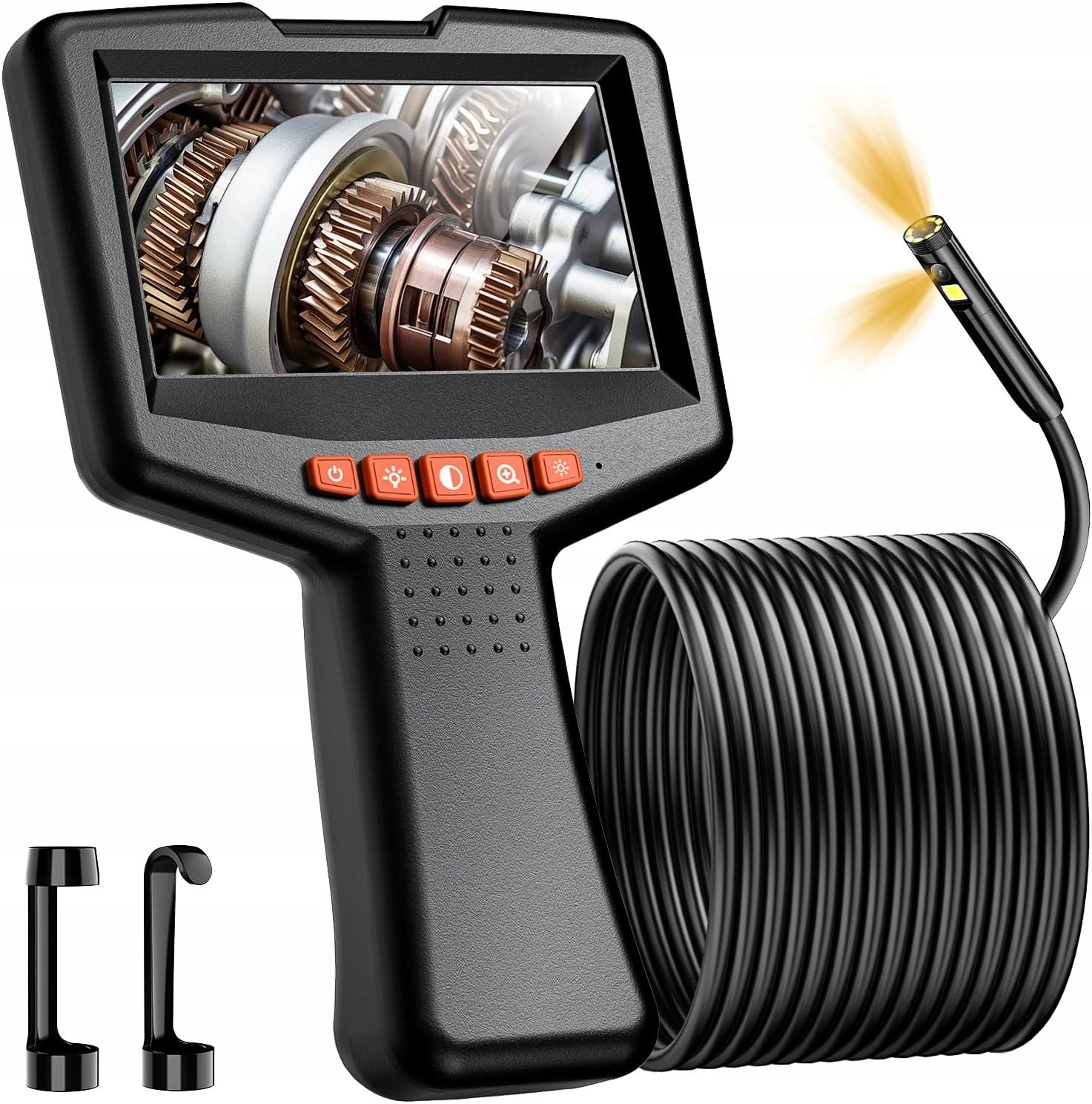 Kamera Inspekcyjna Endoskop Przemysłowy 5m Full Hd 1080p Ips 4.3” Ip67 Led / Az-g41-d