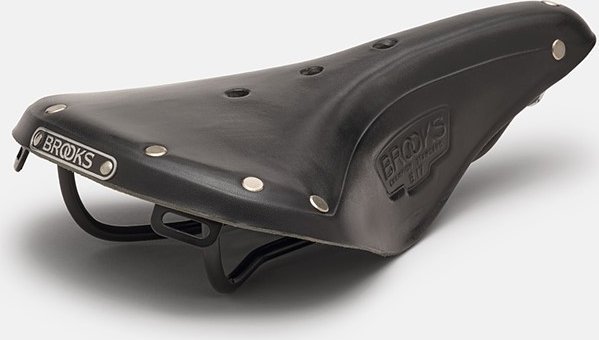 Brooks Siodełko BROOKS B17, Black, Steel Rail, Waga 520g, Linia Leather