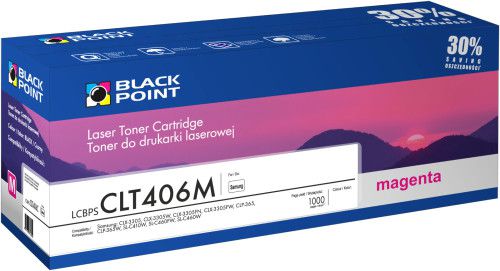 Toner Black Point LCBPSCLT406M Magenta Zamiennik CLT-M406S (LCBPSCLT406M)