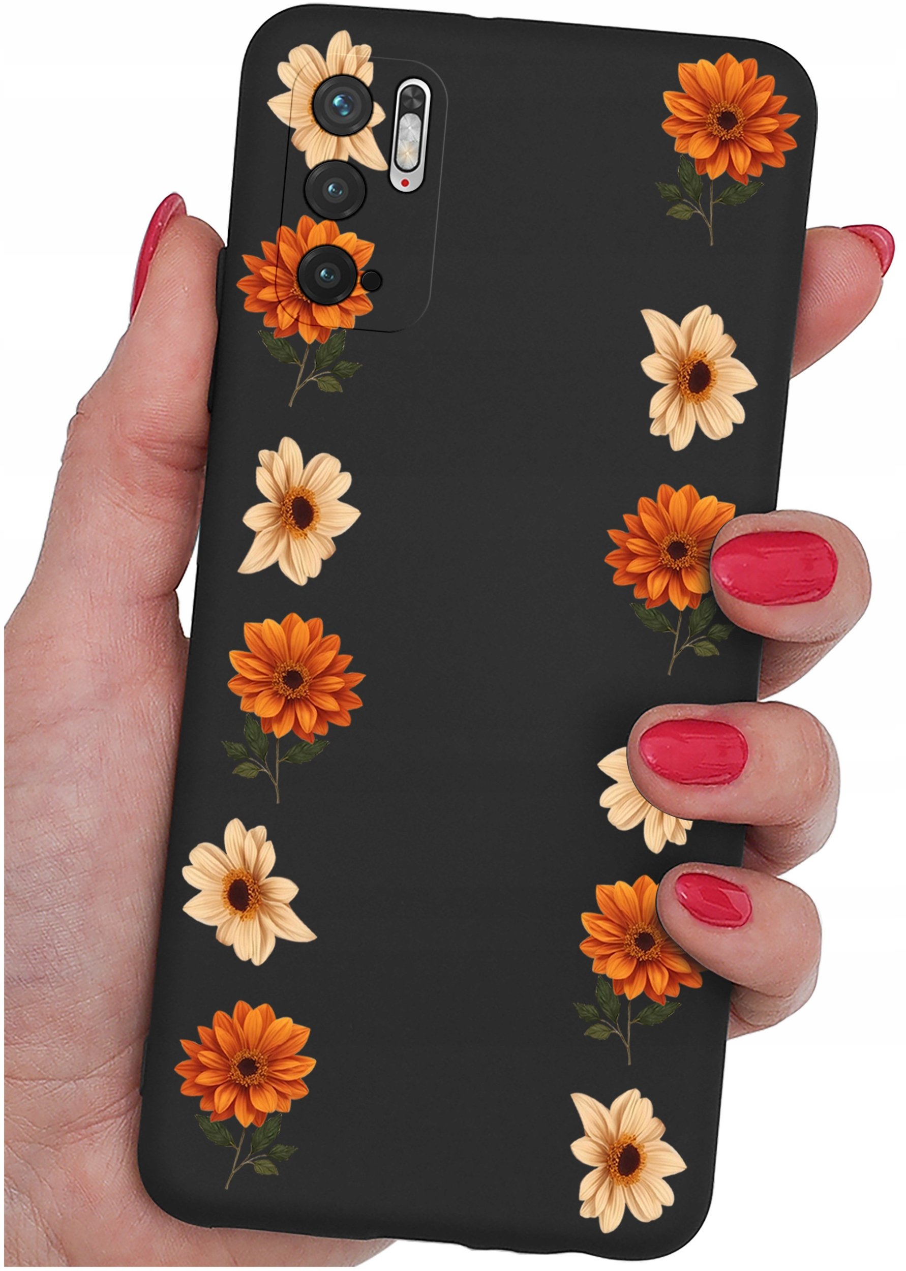 ETUI do Xiaomi Redmi Note 10 5G | WZORY | SILIKONOWE MATT CASE + SZKŁO 9H