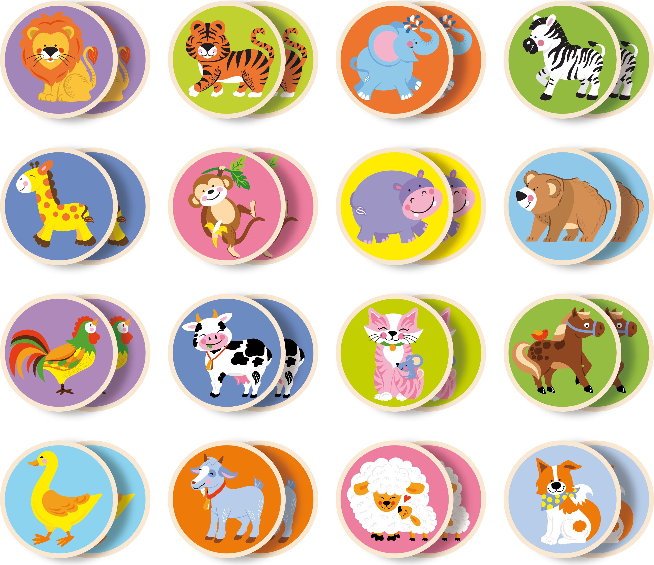 Viga VIGA 51308 GRA MEMO ZWIERZATKA (1560, Viga)