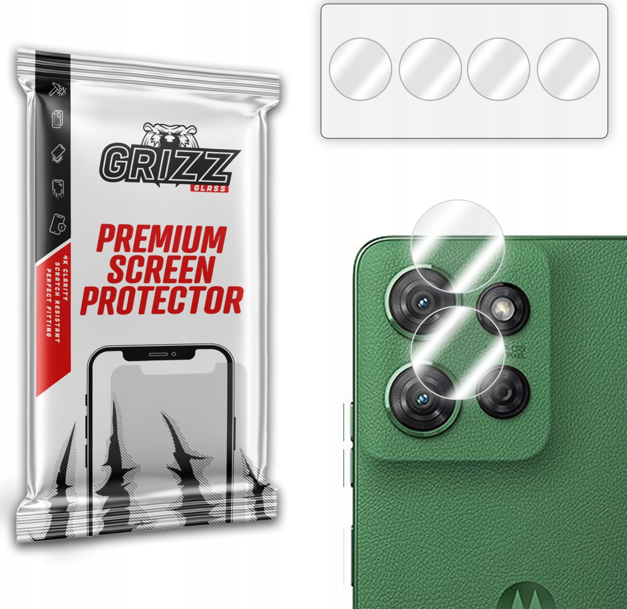 Szkło na aparat GrizzGlass HybridGlass Camera do Motorola Moto G Power 2025