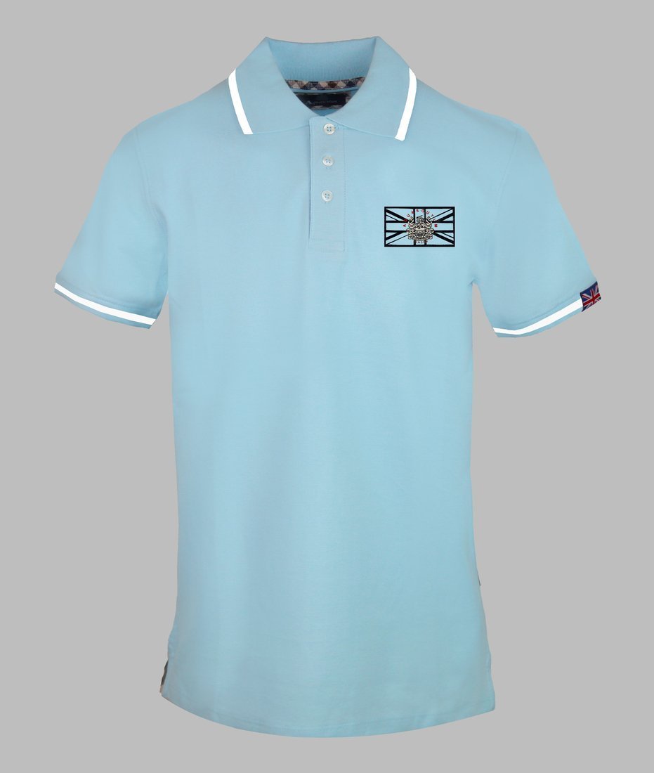 Aquascutum Koszulki polo marki Aquascutum model P00823 kolor Niebieski. Odzież męska. Sezon: Wiosna/Lato L