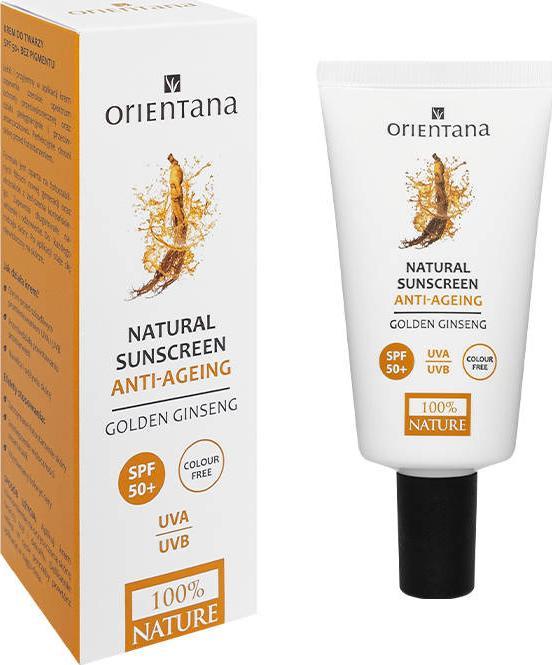 Orientana Orientana Krem do twarzy SPF 50+ UVA/UVB bez pigmentu 50 ml