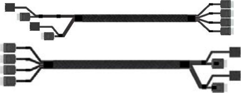 Intel Intel 2U Switch cable SFF-8611(825mm)