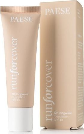 Paese Run For Cover 12H SPF10 Długotrwały Podkład do twarzy 10C Ivory 30 ml