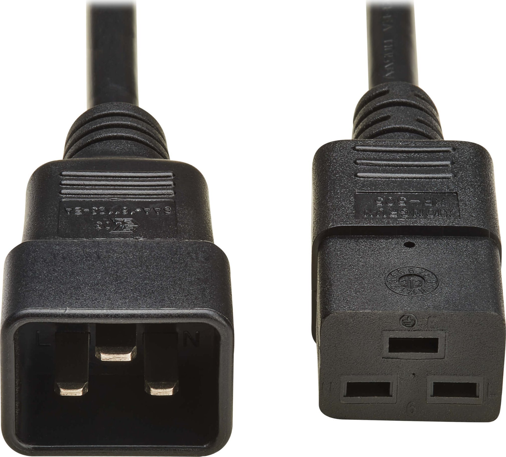 Eaton P036-02M-EU kabel zasilające Czarny 2 m IEC C20 IEC C19