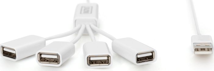 HUB USB Digitus Spider 4x USB-A 2.0 (ADA70216)