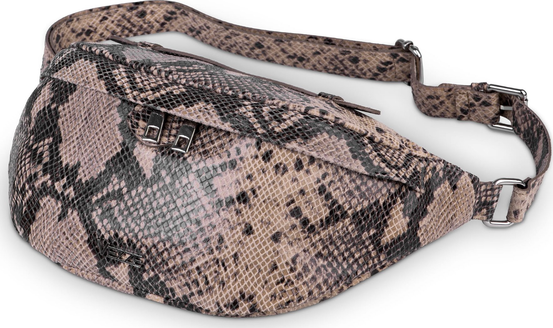 Vezze Saszetka Skórzana Vezze Pancia Wężowa