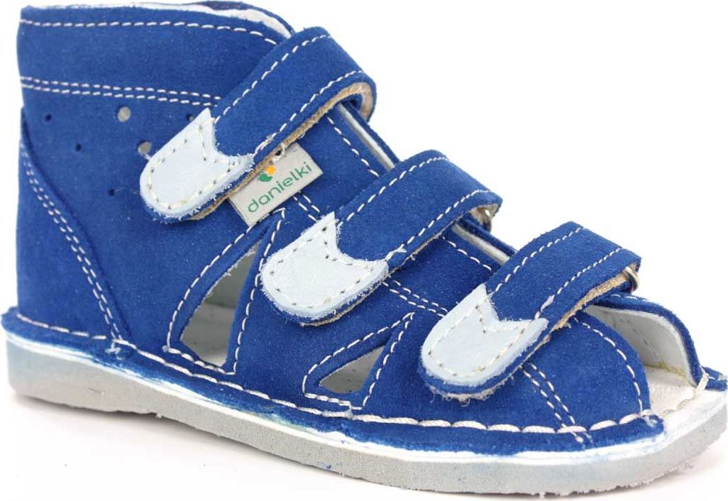 Danielki Obuwie dziecięce Danielki S104 profilaktyczne niebieski 21