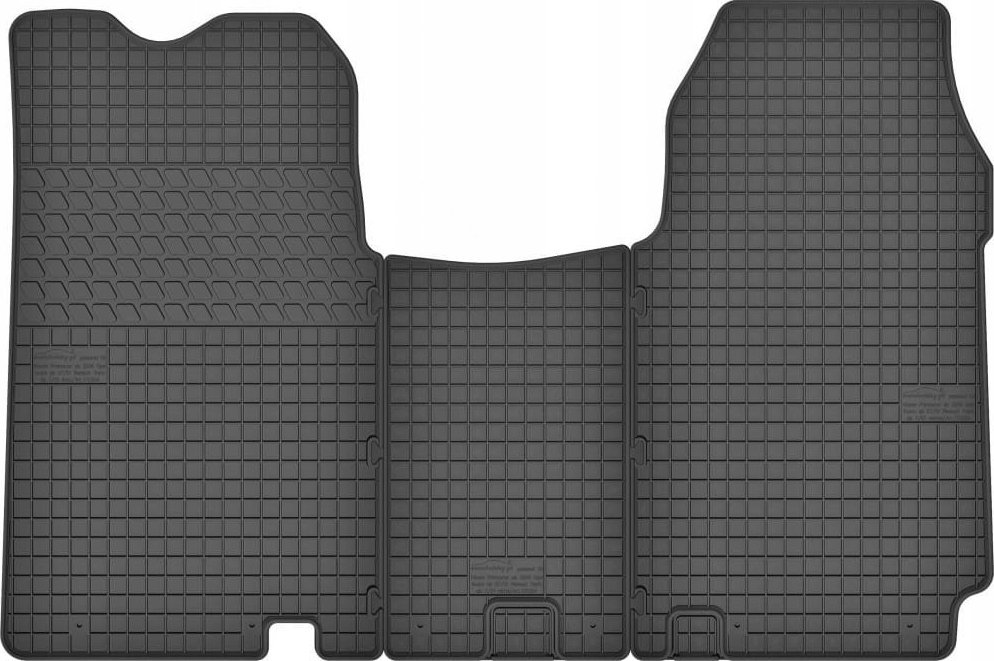 MotoHobby Opel Vivaro I Dywaniki gumowe PREMIUM stopery