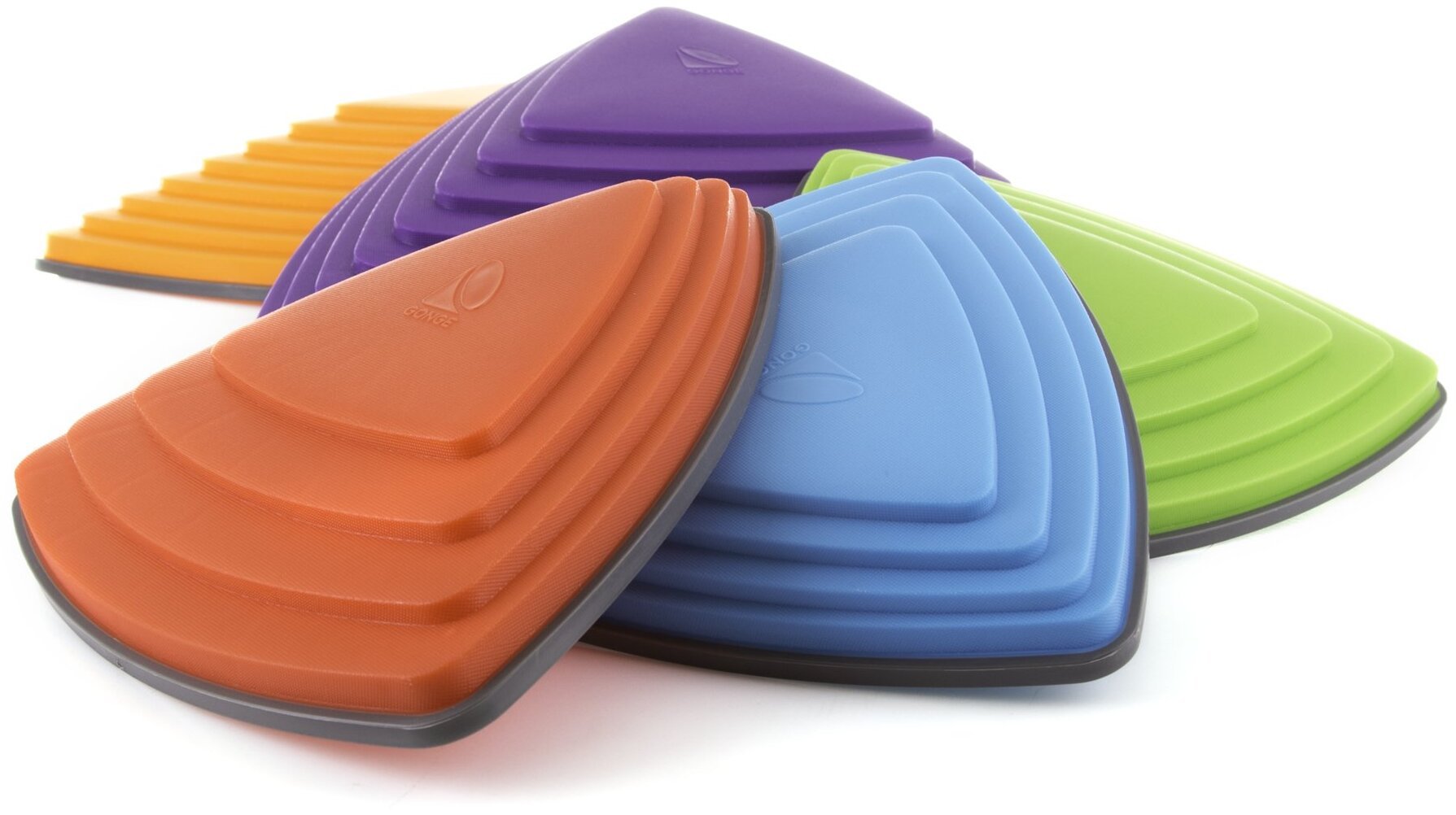 Kolorowe sensoryczne kamienie rzeczne 6el