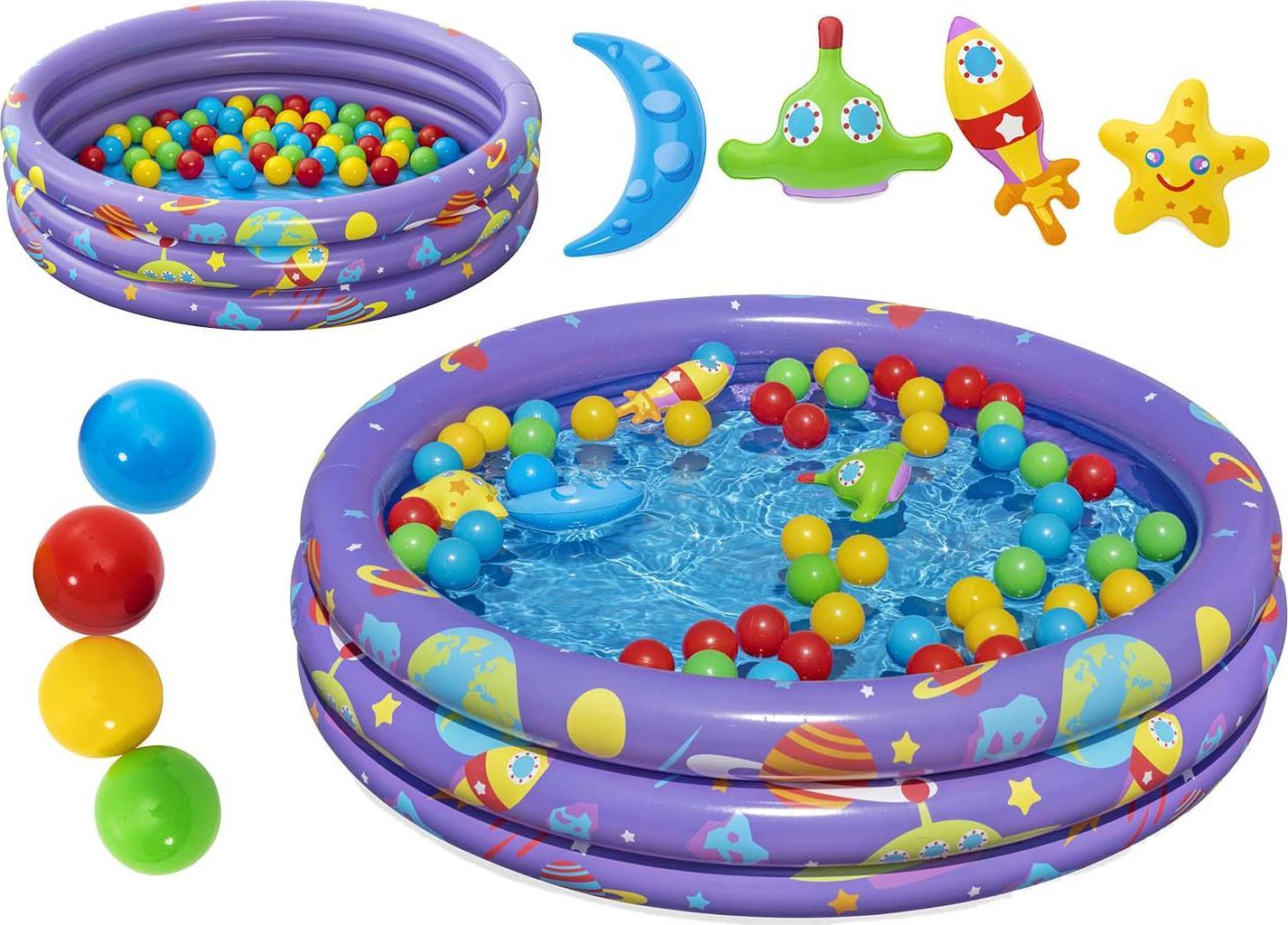 Bestway Basenik dmuchany z piłkami Intergalactic 1.02 m x 25 cm