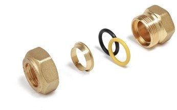 COPPER PIPE FITTING R180F 22X3/4FF