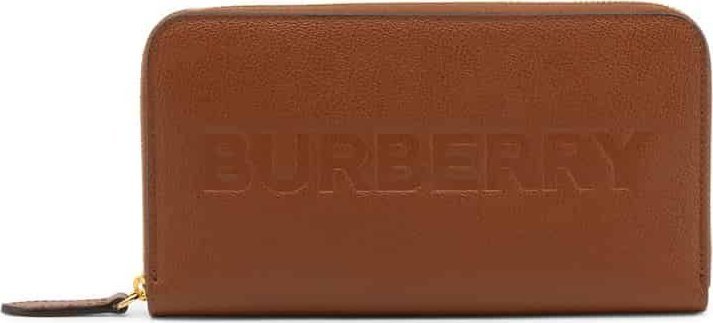 Burberry Portfel damski ze skóry naturalnej zamykany na suwak Burberry NoSize