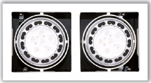 MAXlight Wpust podtynkowy kostka biały Maxlight MATRIX II H0060