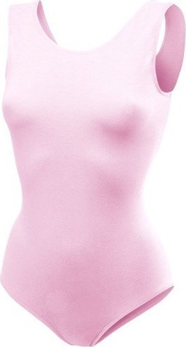 RENNWEAR Body treningowe gimnastyczne bez rękawów B100B różowy 146 cm