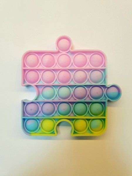 Magic POP GRA ZABAWKA SENSORYCZNA MAGIC POP IT PUSH BUBBLE PUZZEL PASTELOWY standard