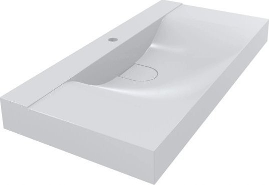 Umywalka Miraggio Umywalka nablatowa prostokątna 100x48 cm