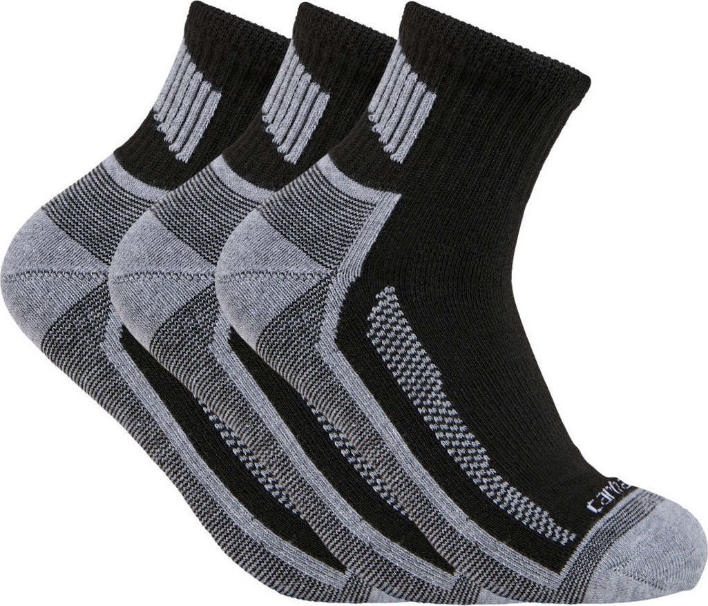 Carhartt Skarpety Carhartt Force Midweight Quarter 3 Black