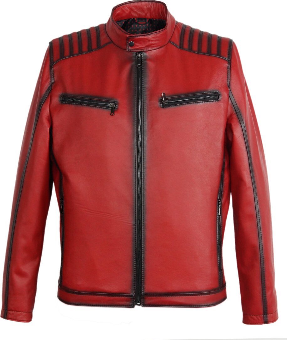 Kurtka męska Bukowski Pilotka zapinana Kurtka męska skórzana Bukowski Rozmiar odzieży 4xl