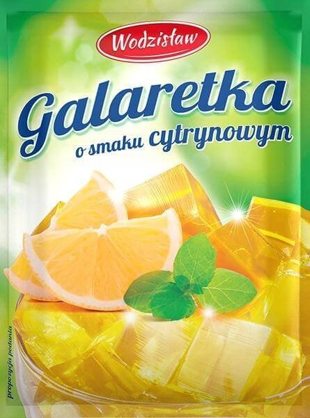 Wodzisław Wodzisław Galaretka o smaku cytrynowym 71 g