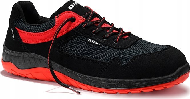 Elten Batai ELTEN Lonny Red Low S1P SR, juodi/raudoni 42