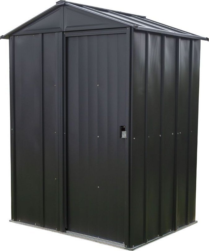 vidaXL Spacemaker Metalowa szopa na narzędzia 54 Szary 122x151x198cm