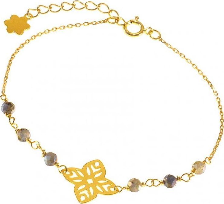 Kemer Bransoleta Melody Labradoryt 925