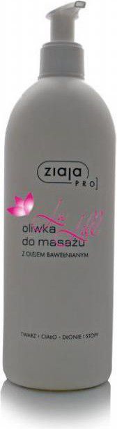 Ziaja PRO OLIWKA DO MASAŻU Z OLEJEM BAWEŁN. z dozownikiem 270ml