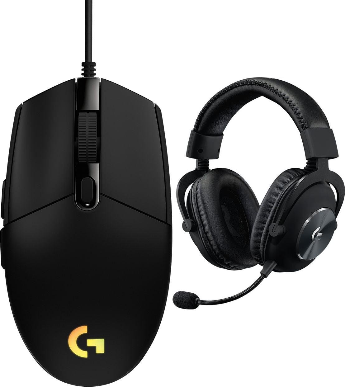 Mysz Logitech G102 Lightsync (910-005823) + G Pro X Czarne (981-000818)