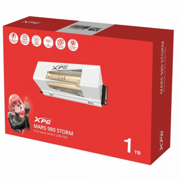 Dysk SSD ADATA XPG Mars 980 Storm 1TB M.2 2280 PCI-E x4 Gen5 NVMe (SMAR-980S-1TCI)