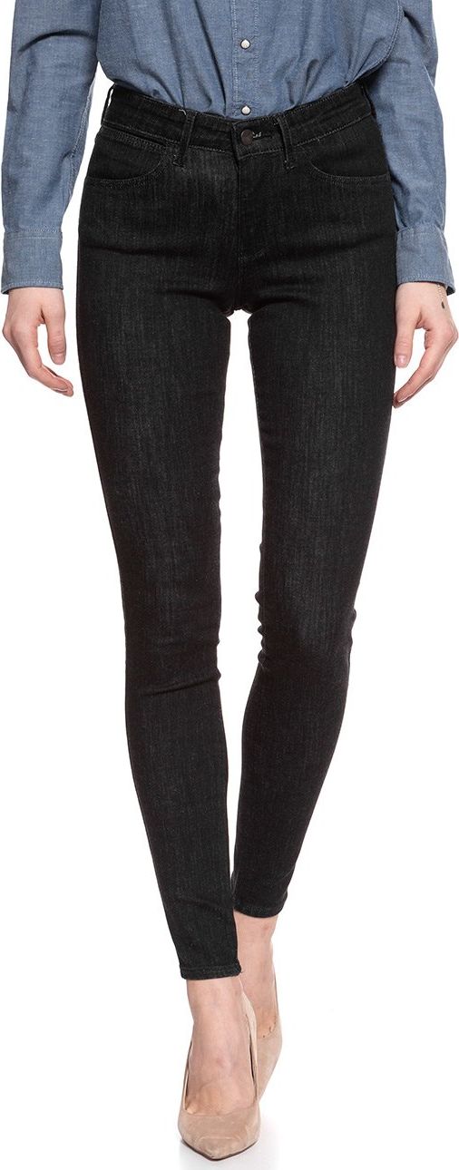 Wrangler WRANGLER SKINNY RINSE BLACK W28KHS32R W29 L32