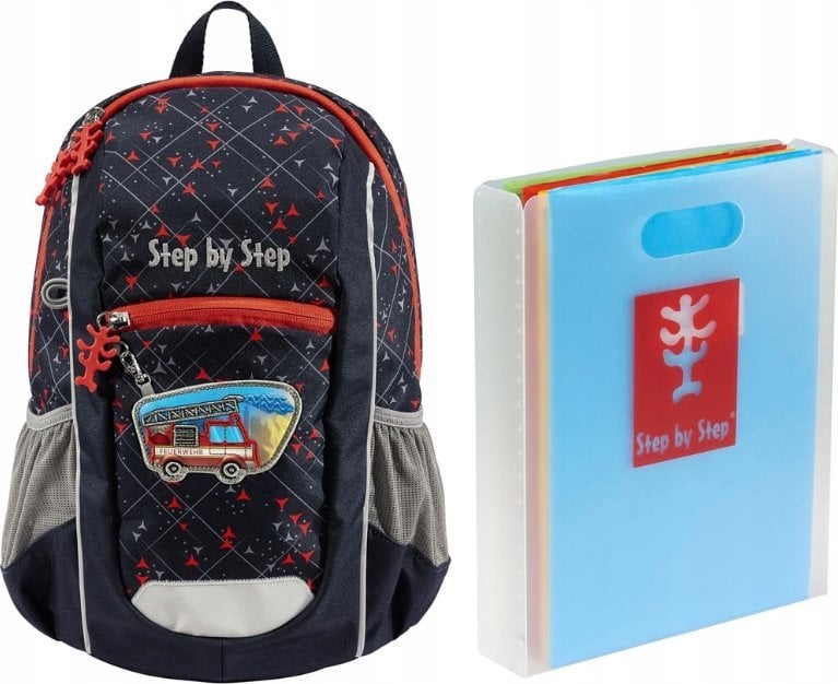 Step by Step STEP BY STEP PLECAK KIGA MAXI FIRE TRUCK FINN