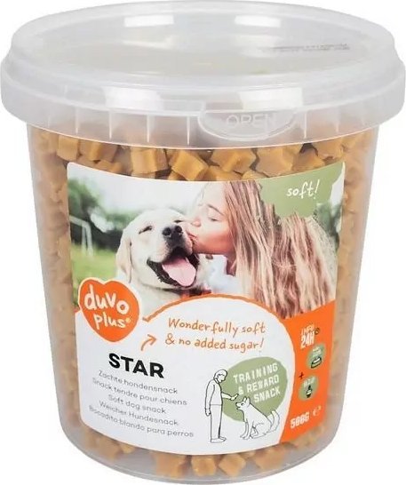 Duvo+ Duvo+ Soft Stars Przysmak dla Psa Mini Ryby 500g