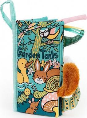 Jellycat Książeczka sensoryczna Ogród z ogonkami
