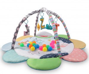 TinyMini JL639-2A Mata edukacyjna 2w1 Kwiat Zoo