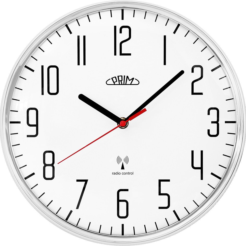 Zegar ścienny Prim E01P.4452.7100 29 cm radiowy cichy .