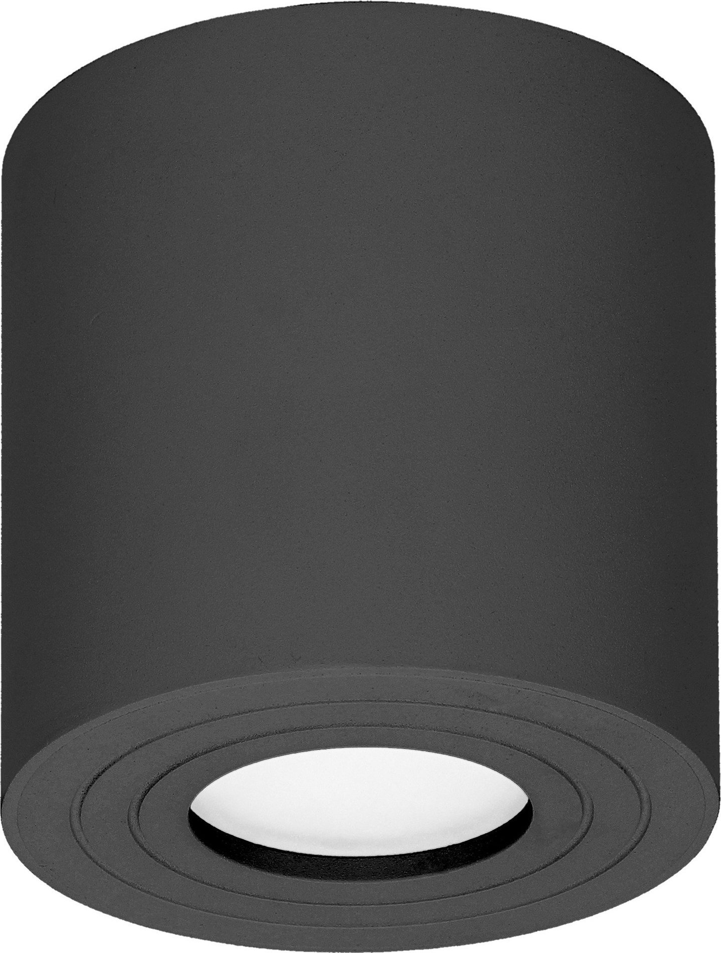 Lampa sufitowa Orno MEGY DLR GU10 downlight max 50W, IP54, okrągły, czarny, aluminium