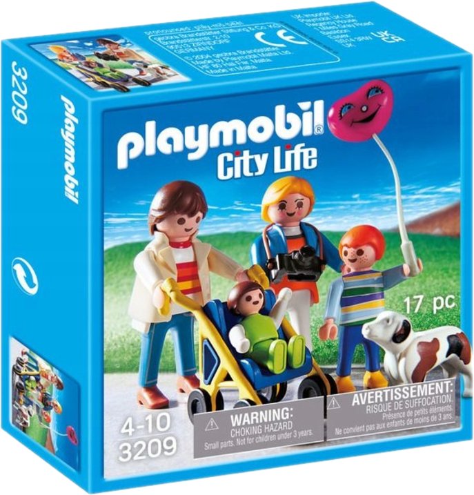Playmobil City Life Rodzina z wózkiem 3209 - Klocki konstrukcyjne