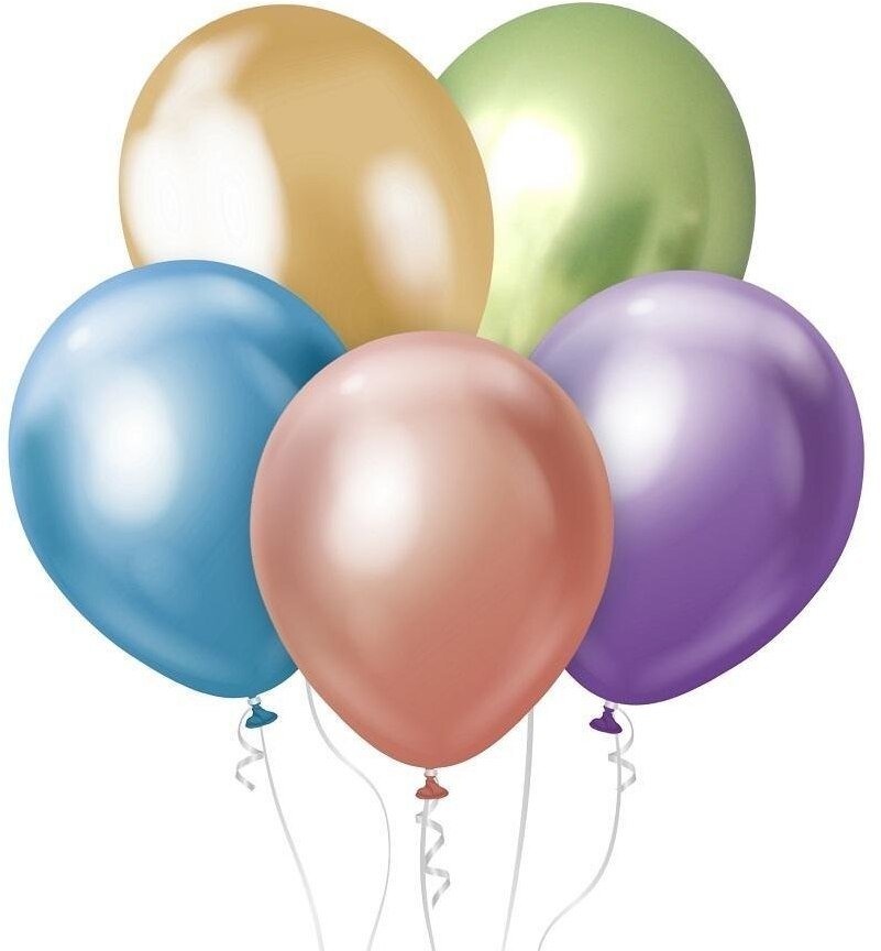 Balony Beauty&Charm platynowy 30cm 5szt