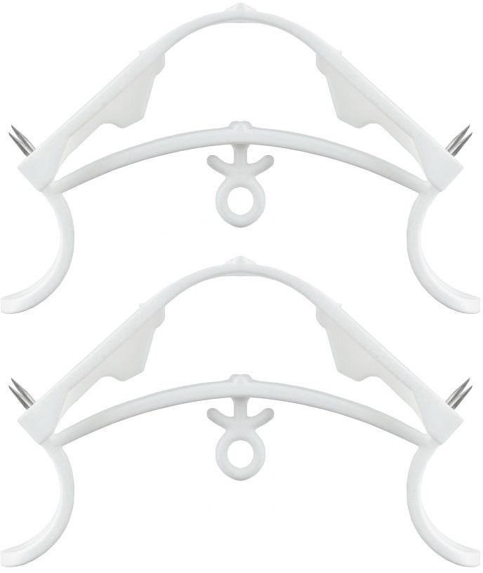 Uchwyty do girland do naroży ścian 2szt