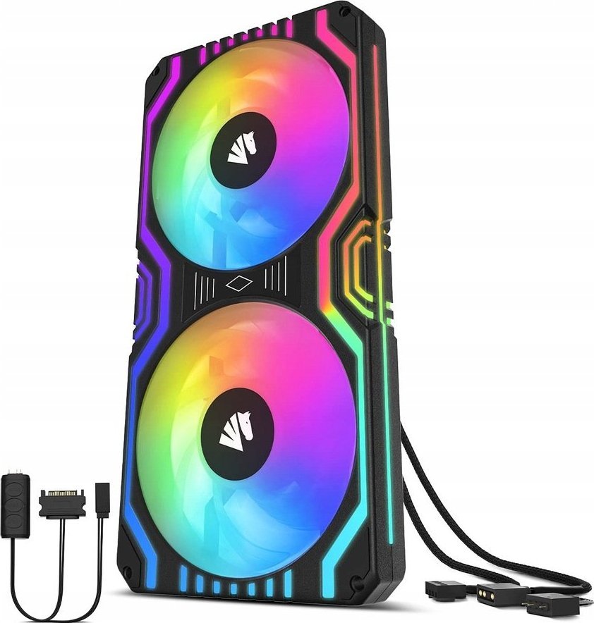 Wentylator AsiaHorse Matrix 240 ARGB Czarny