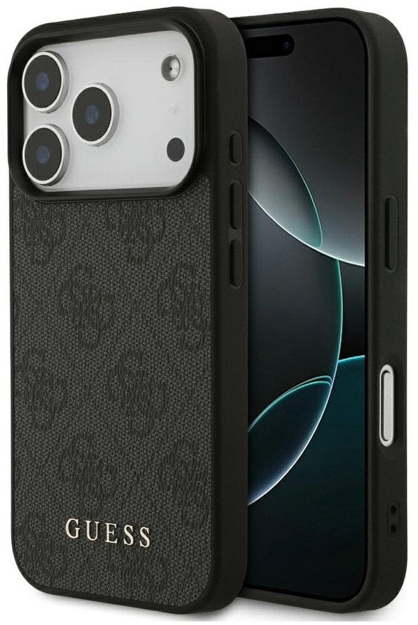 Guess 4G Classic Case for iPhone 17 Pro Black