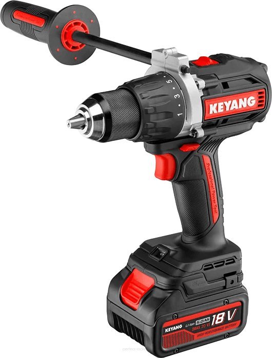 Wiertarko-wkrętarka KEYANG DD20BLH100E KEYANG Bezszczotkowa wiertarko-wkrętarka 18V 100 Nm akumulatory 2 x 5,0 Ah