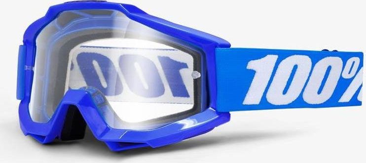 100% Gogle 100% ACCURI REFLEX BLUE (Szyba Przezroczysta Anti-Fog) (NEW)